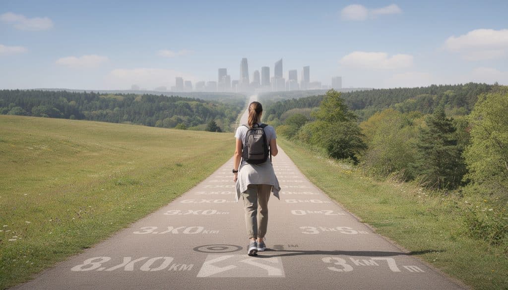 convertissez 17000 pas en kilomètres et découvrez la distance réelle parcourue lors de votre marche quotidienne.