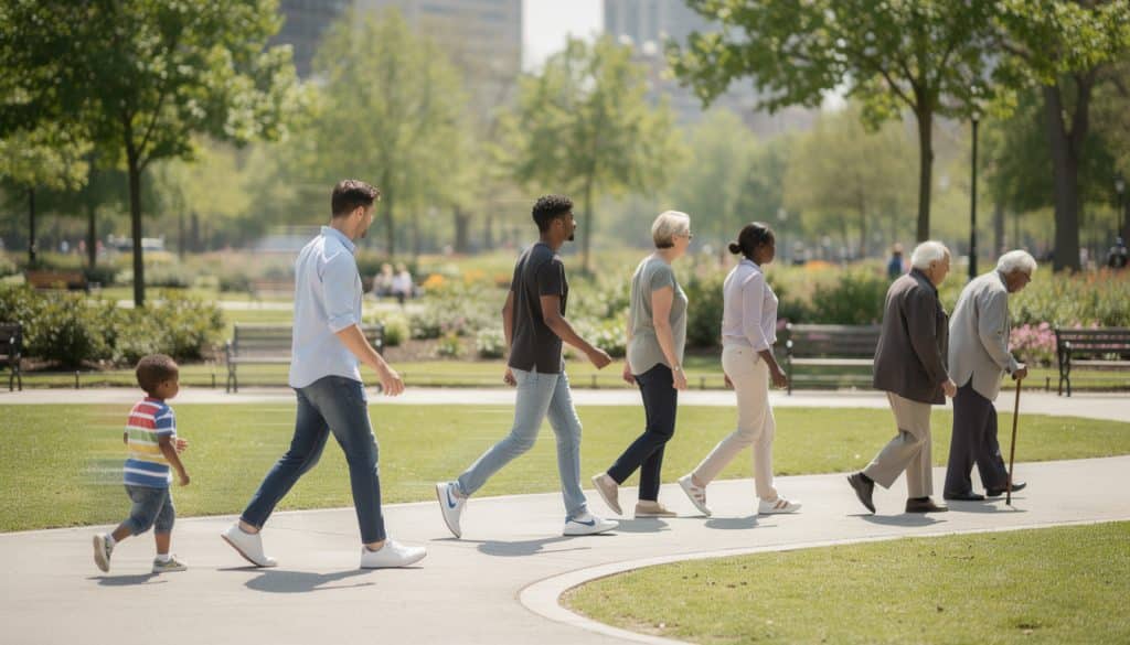 découvrez les normes de vitesse de marche en km/h selon l'âge, ainsi que les variations courantes pour mieux comprendre l'évolution de la mobilité au fil des années.