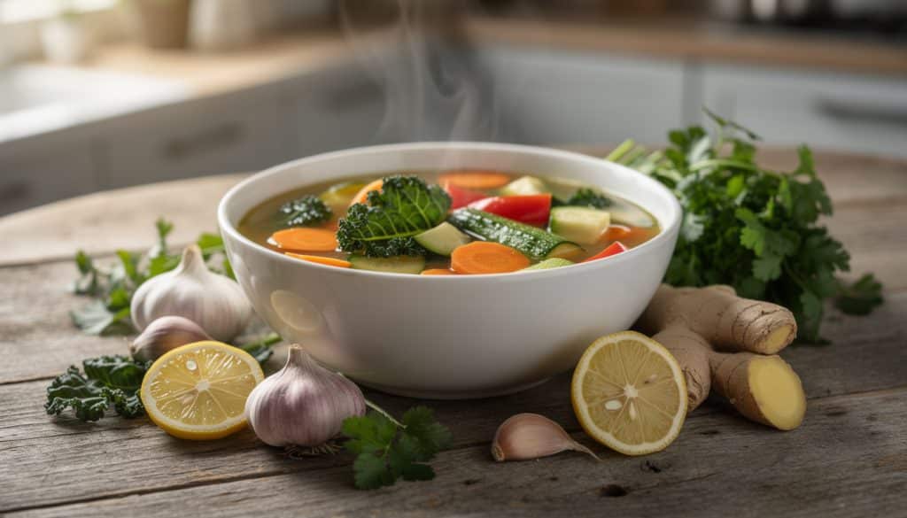 découvrez notre recette de soupe brûle-graisse efficace pour perdre jusqu'à 7 kg en 10 jours naturellement, sans régime strict ni produits chimiques.