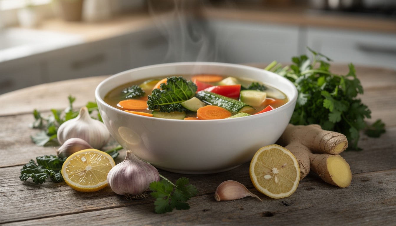 découvrez notre recette de soupe brûle-graisse efficace pour perdre jusqu'à 7 kg en 10 jours naturellement, sans régime strict ni produits chimiques.