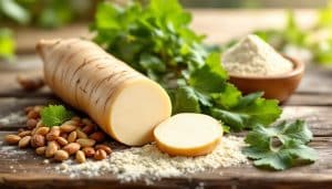 découvrez les valeurs nutritionnelles de l’igname (yam) et ses bienfaits pour la santé, un aliment riche en nutriments essentiels et source d'énergie naturelle.