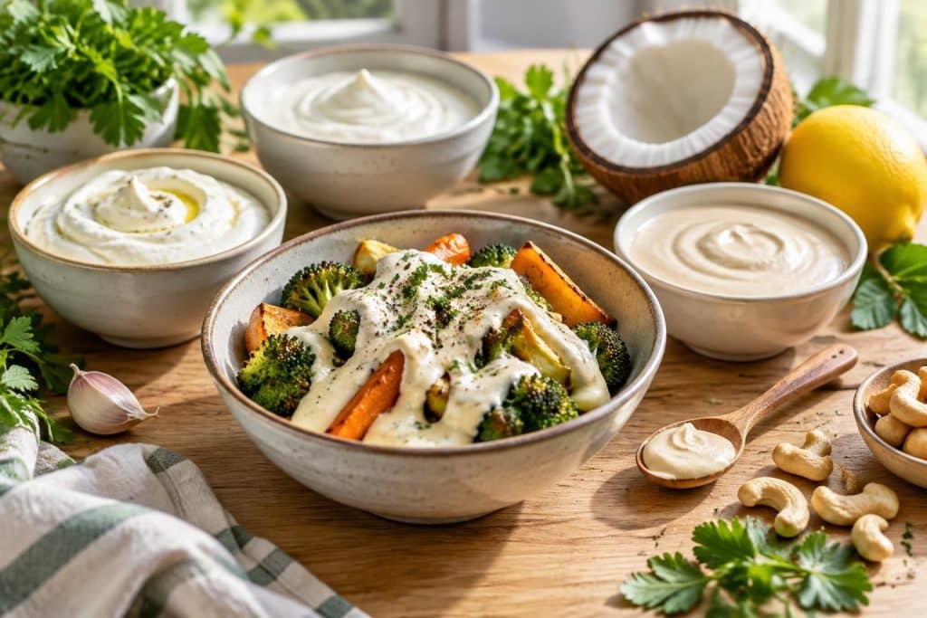 découvrez les meilleures alternatives naturelles à la crème fraîche : yaourt, crème végétale, fromage blanc… trouvez le substitut idéal pour vos recettes.
