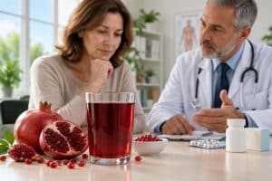 jus de grenade : découvrez ses effets indésirables possibles, ses interactions avec certains médicaments et les précautions à prendre avant d’en consommer.